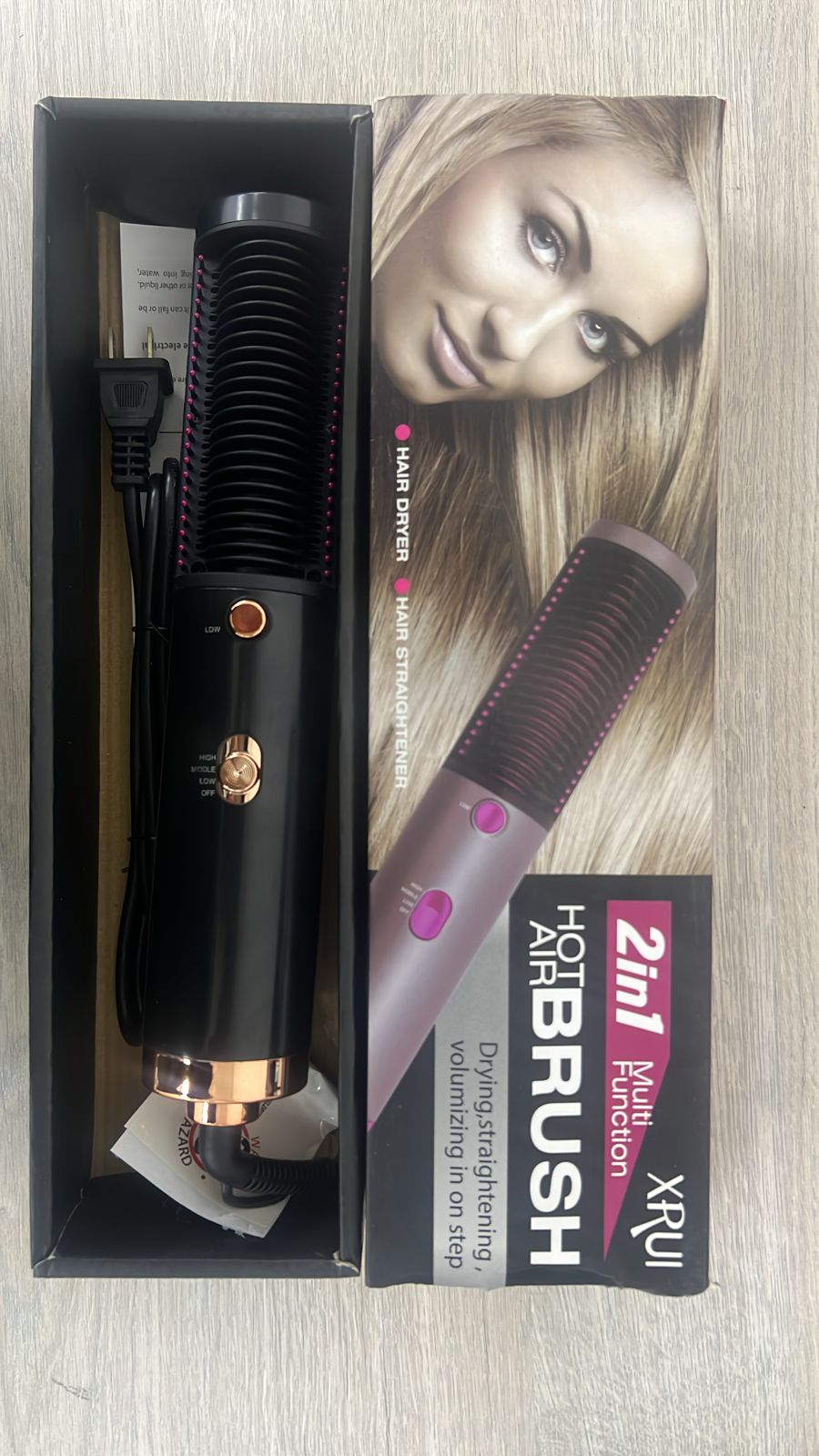 CEPILLO DE AIRE CALIENTE 2 EN 1